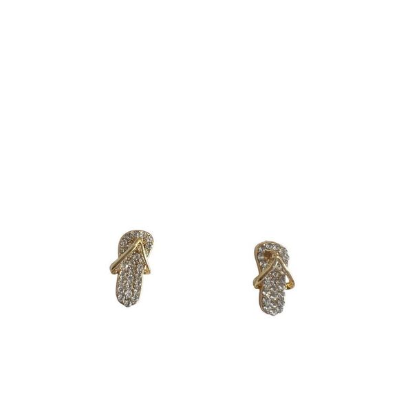 Luxury Zircon Gold plated Stud Earrings - Picture 7 of 8